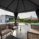 Nura For 8 Persons Near Porec With 36 M2 Heated Pool, With Sauna & Sea View Villa *
